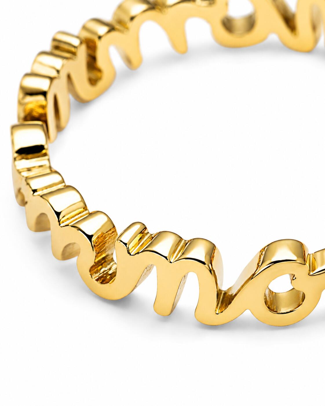 For My Mom ring - forgyldt